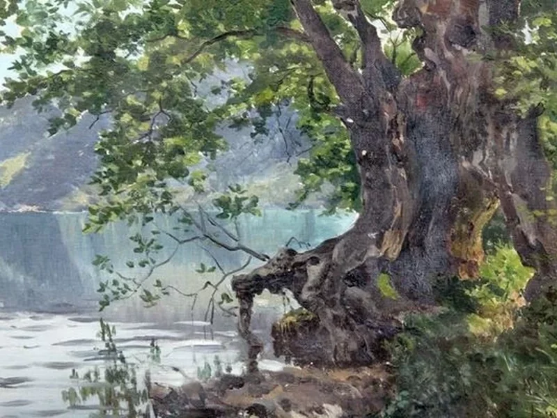 1846-Enrico Coleman - Lago di Nemi